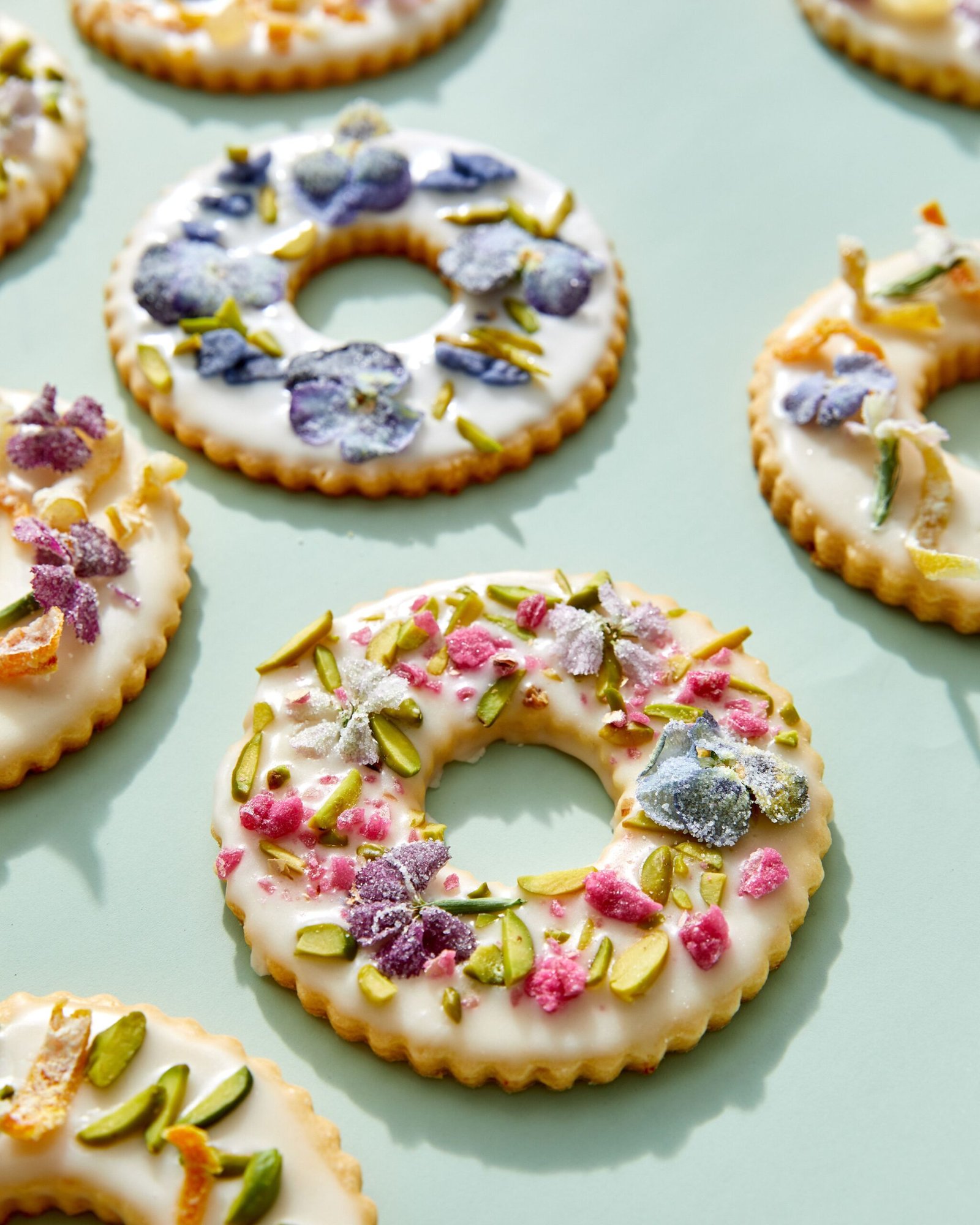 Embellished Wreath Cookies