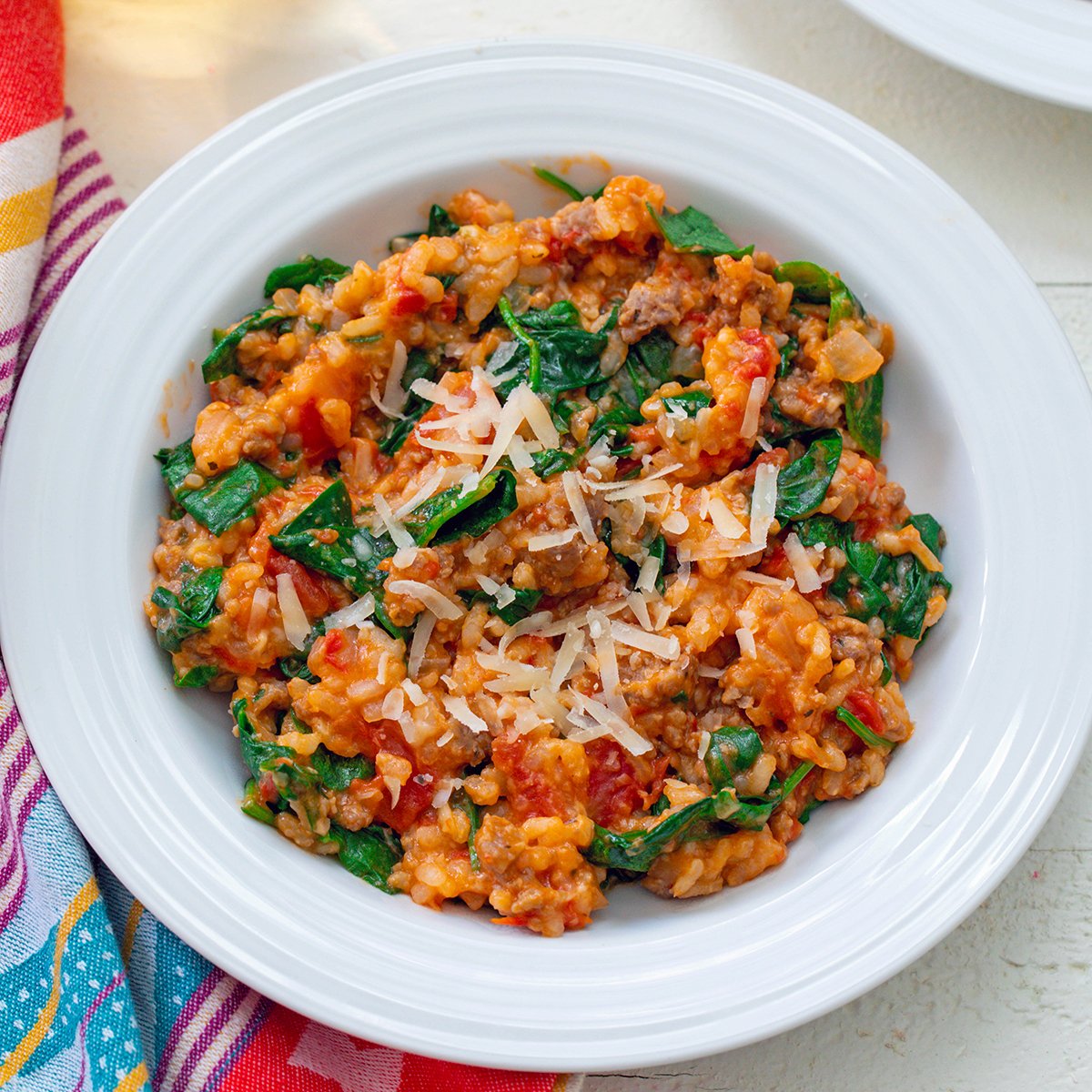 Tomato and Sausage Risotto