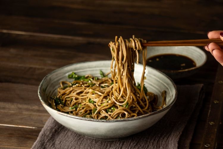 black bean ramen noodles