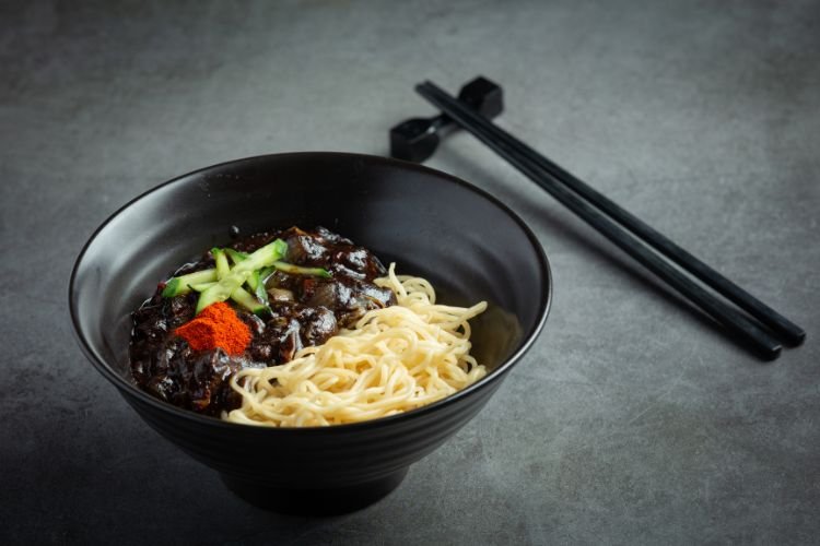 korean black bean of noodles