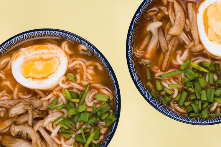 eggs and noodles ramen