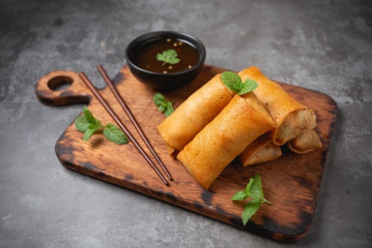 chicken egg rolls