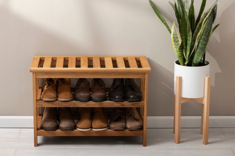 shoe bench storage