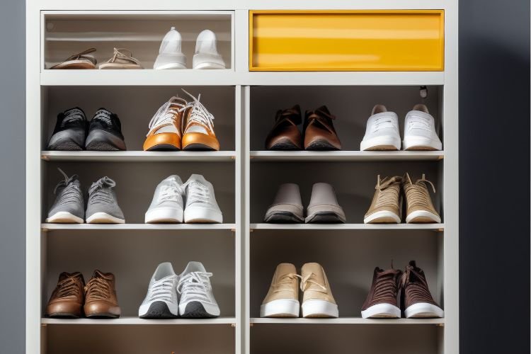 shoe storage cabinet with drawer