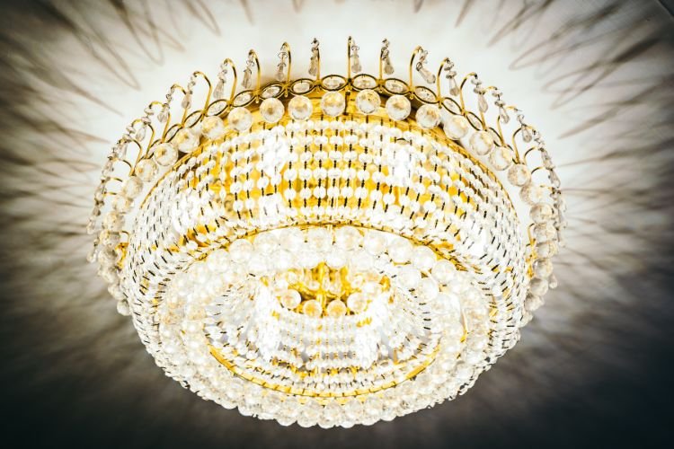 Elegant Crystal Chandelier Fans with Lights