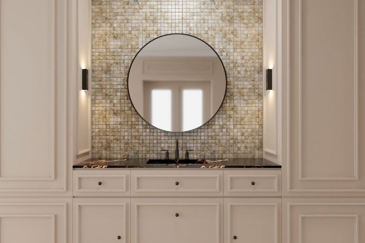 Vanities with Sconce Lights for the Bathroom